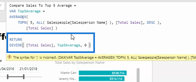 Ranking Insights käyttäen TOPN In LuckyTemplates