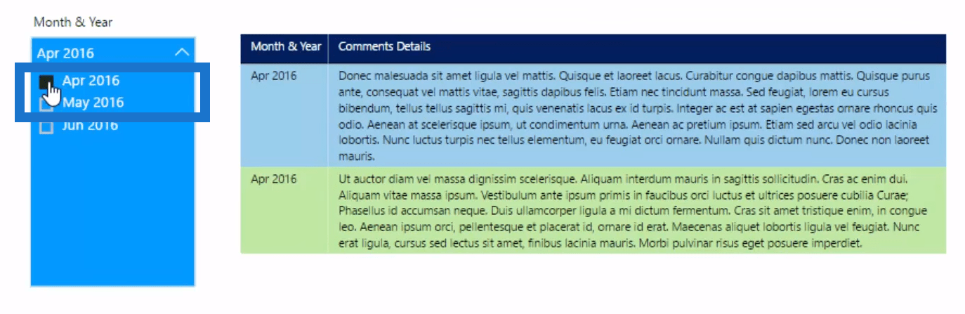 Datavisualisering med LuckyTemplates: Tilføj kommentarer til dine rapporter på en dynamisk måde