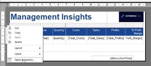 Handledning för Report Builder: Sortera och filtrera data i paginerade rapporter