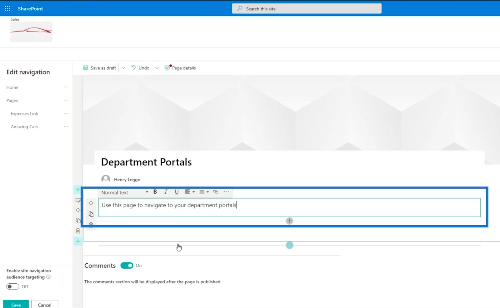 SharePoint Site Navigation Elements: En översikt