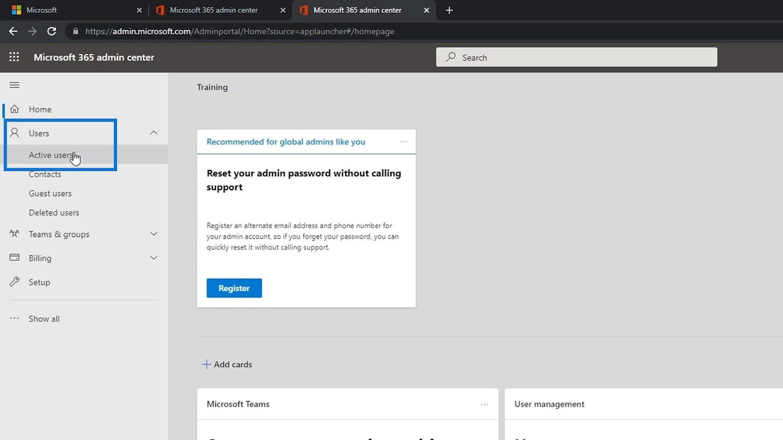 MS SharePoint Handledning: Skapa konto