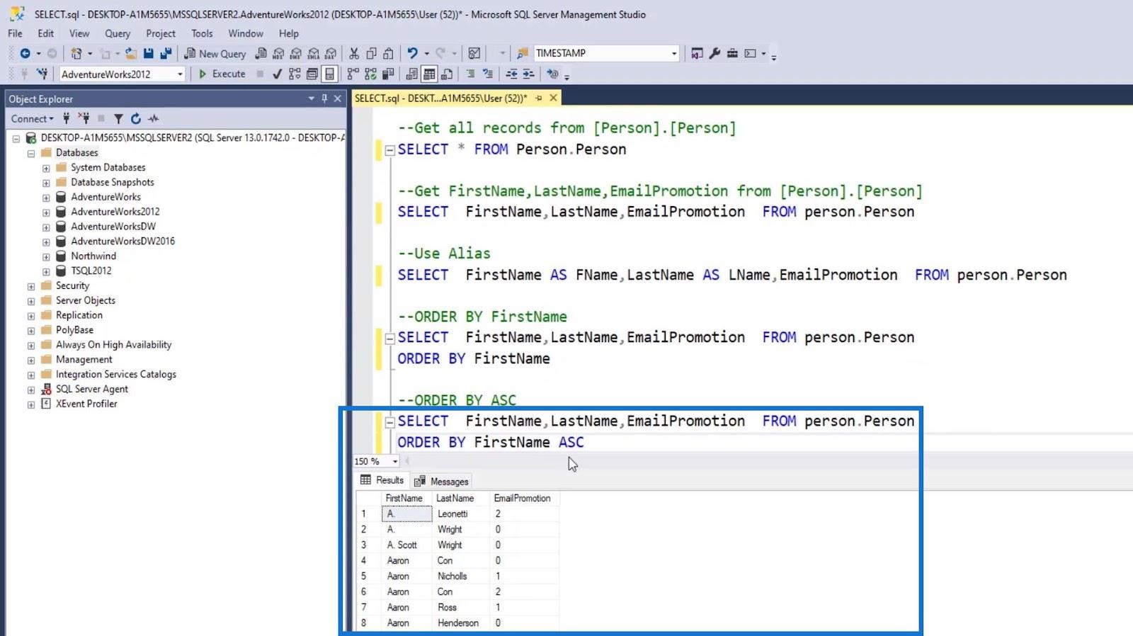 SQL SELECT-setning: en introduksjon