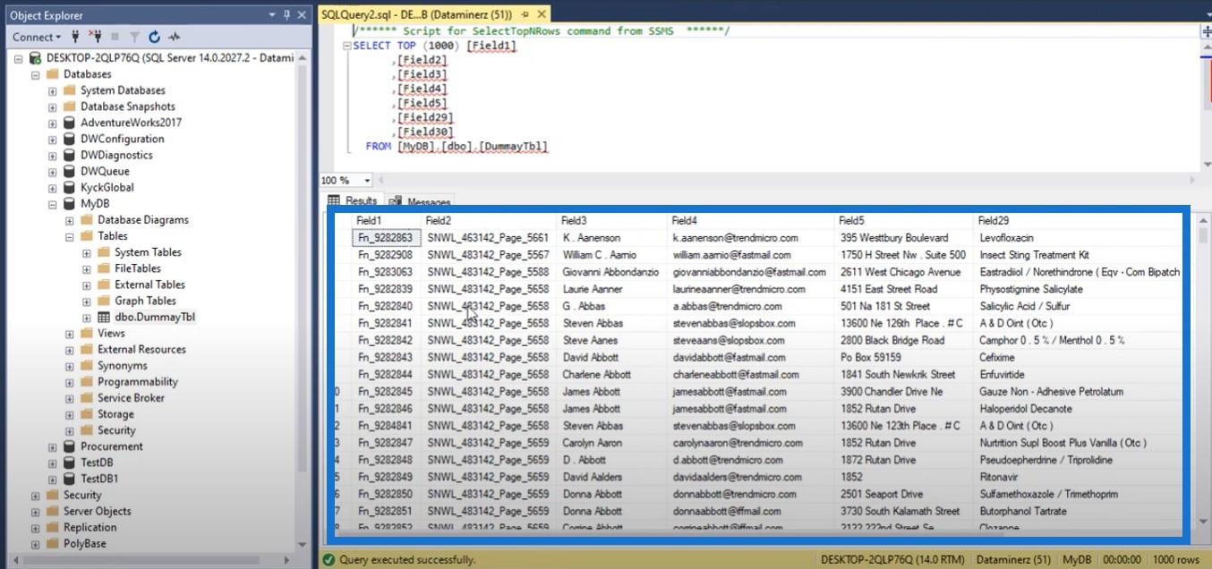 Lag LuckyTemplates-rapport til SQL Server ved å bruke R-skript