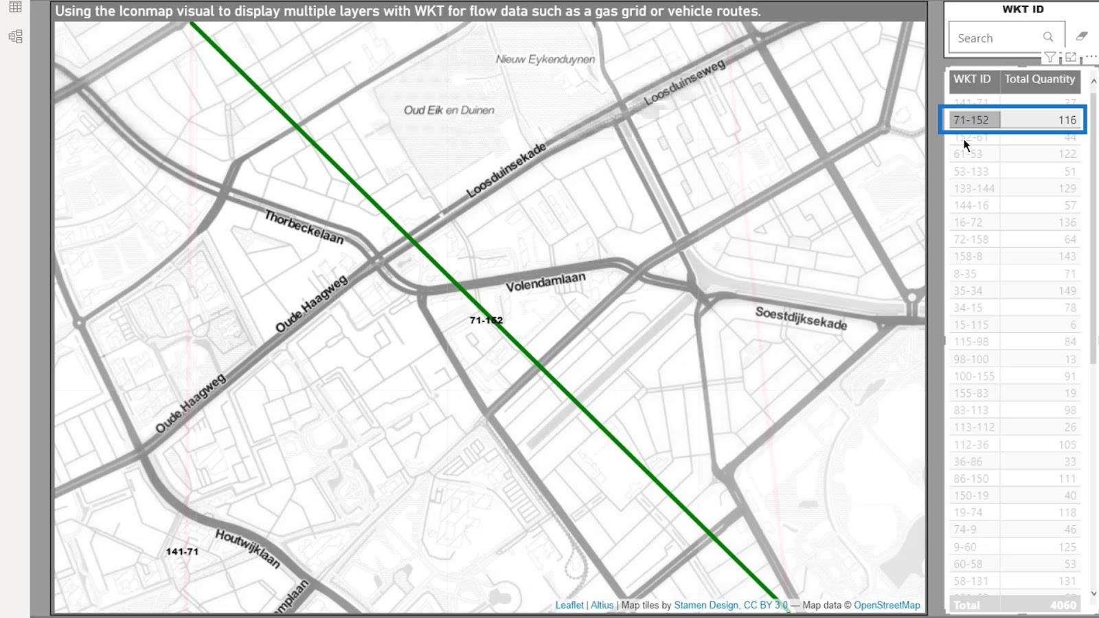 Vizuálna mapa ikon LuckyTemplates: WKT Strings