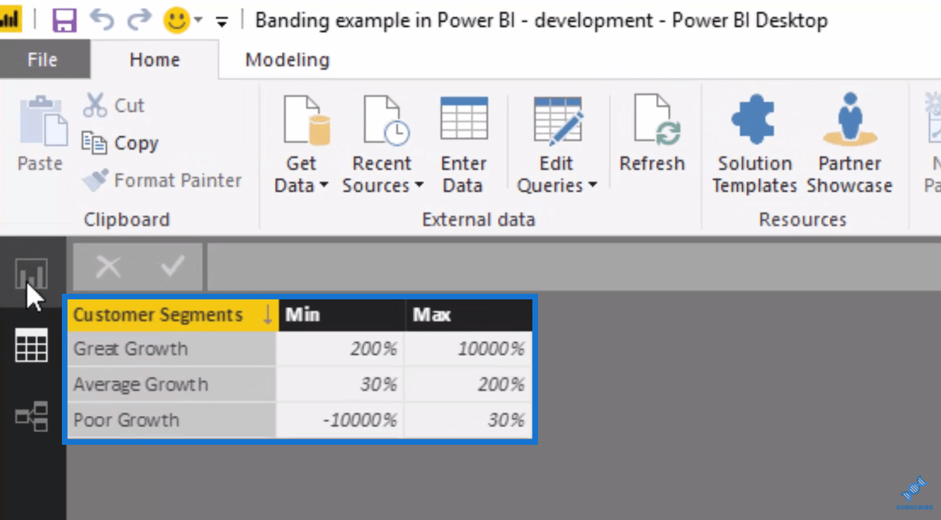 LuckyTemplates Banding & Segmenting Eksempel ved bruk av DAX