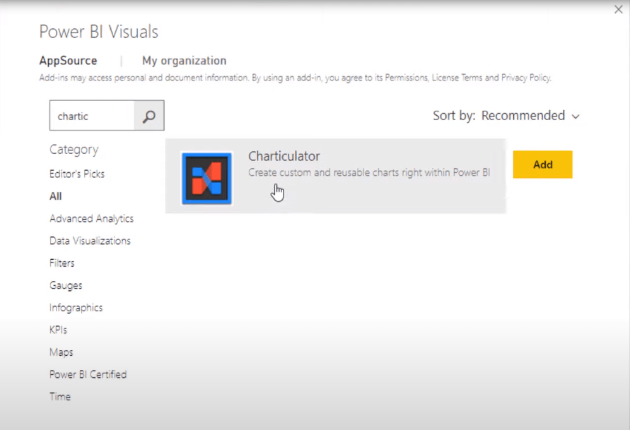 LuckyTemplates Desktop Update: Charticulator Visual