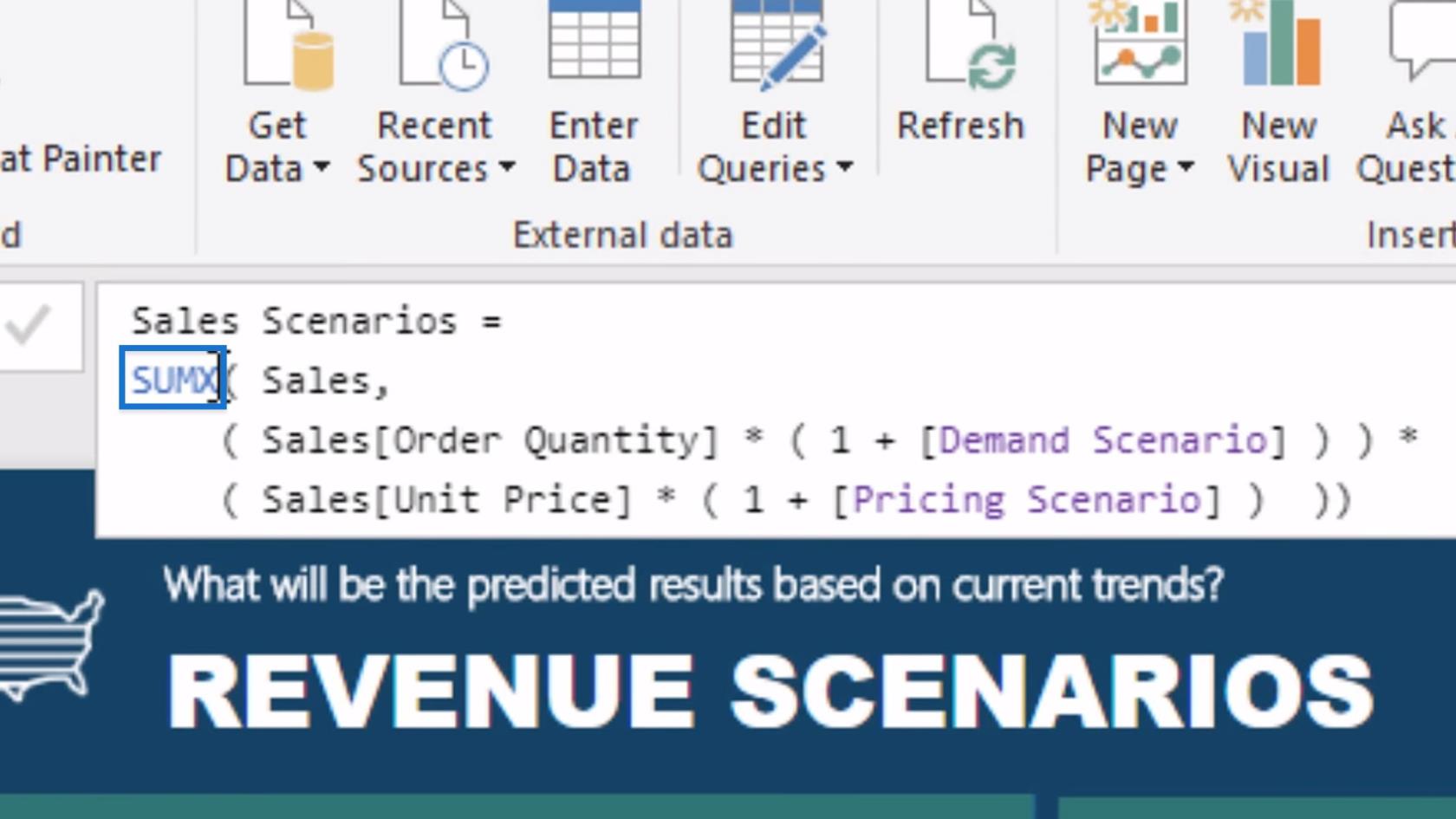 Kom godt i gang med "Hvad nu hvis"-parameteren i LuckyTemplates