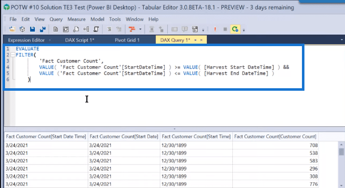 Tabellredigerare LuckyTemplates: Version 3 granskning och handledning