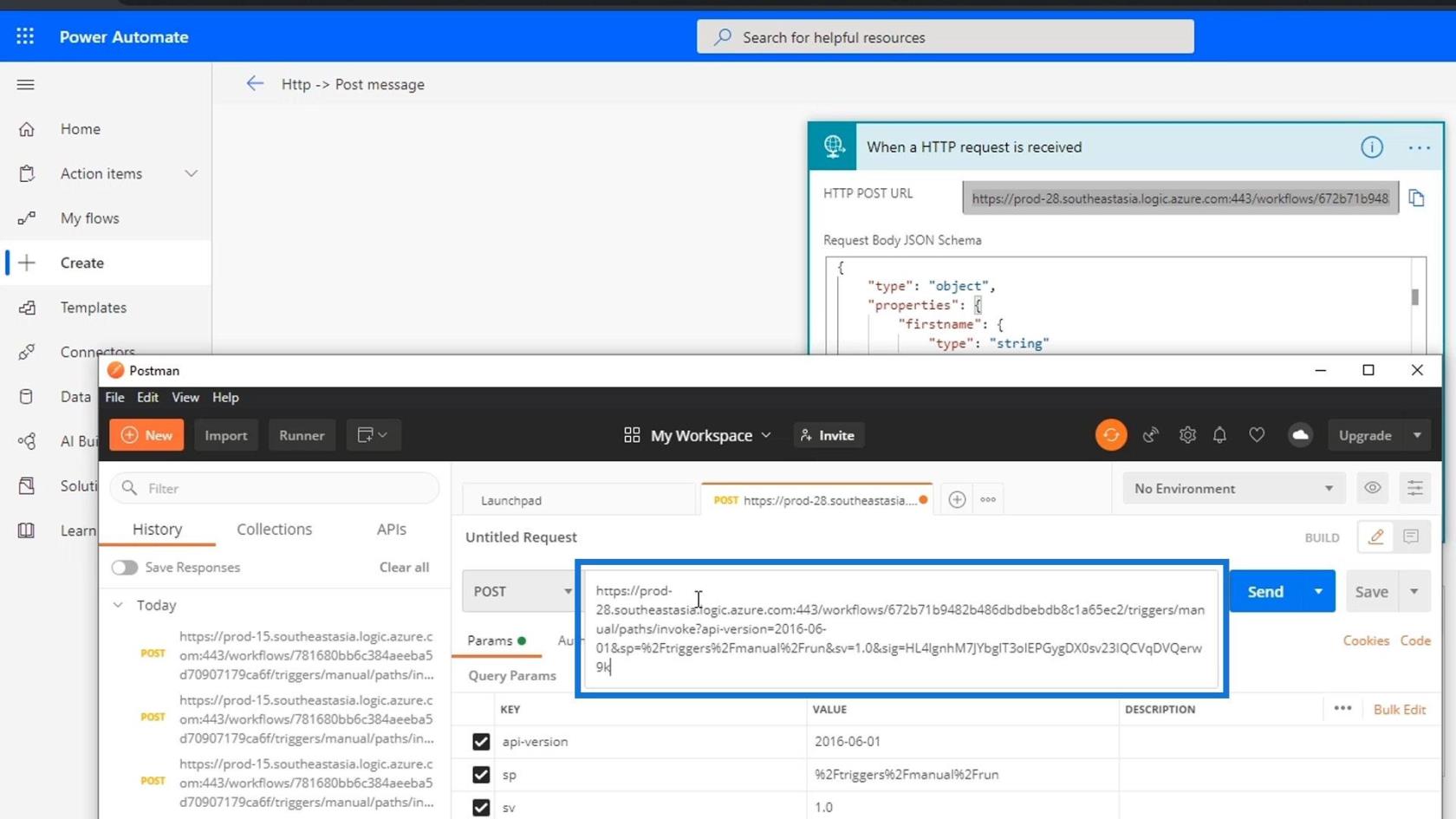 Microsoft Flow HTTP-utlösare |  En handledning för Power Automate