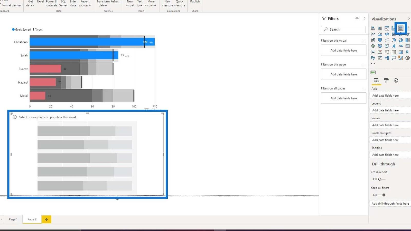 Punktdiagrammer: Avancerede brugerdefinerede billeder til Lucky Templates