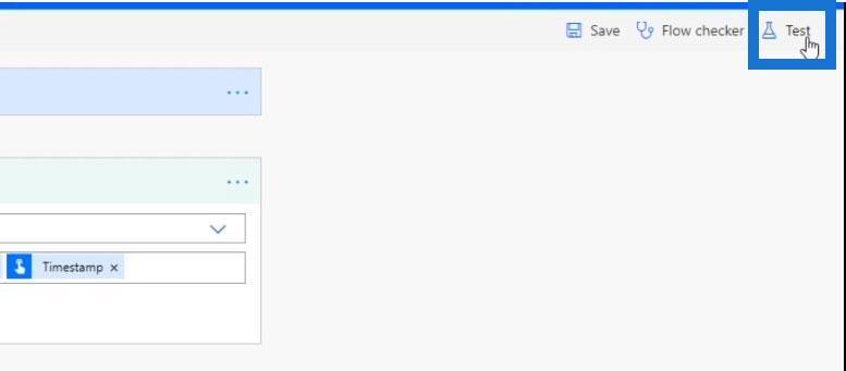 Gombfolyam a Microsoft Power Automate-ban