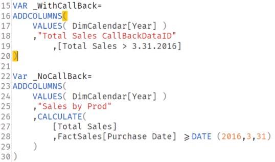 Teljesítményprobléma a DAX Studióban: CallBackDataID