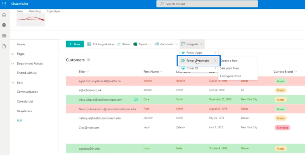 MS Power Automate vs.  SharePoint Automatisera