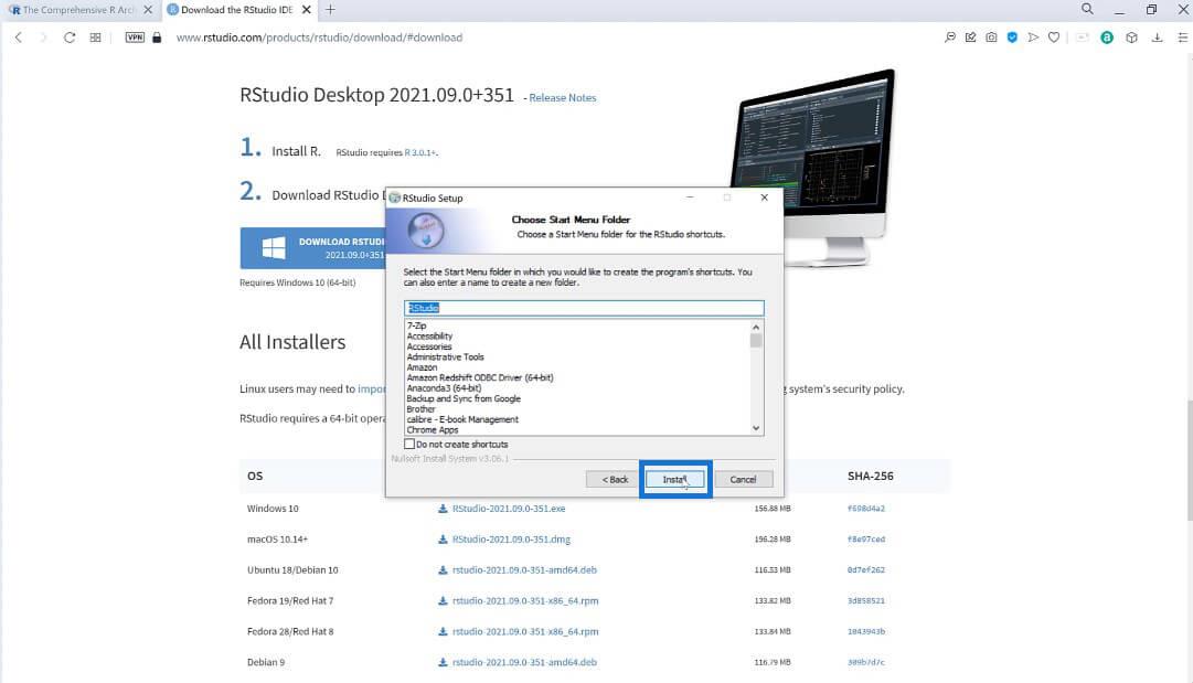 R And RStudio Nedladdnings- och installationsguide