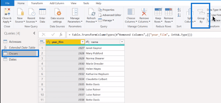 M kód a Power Query egyéni oszlopaiban |  LuckyTemplates