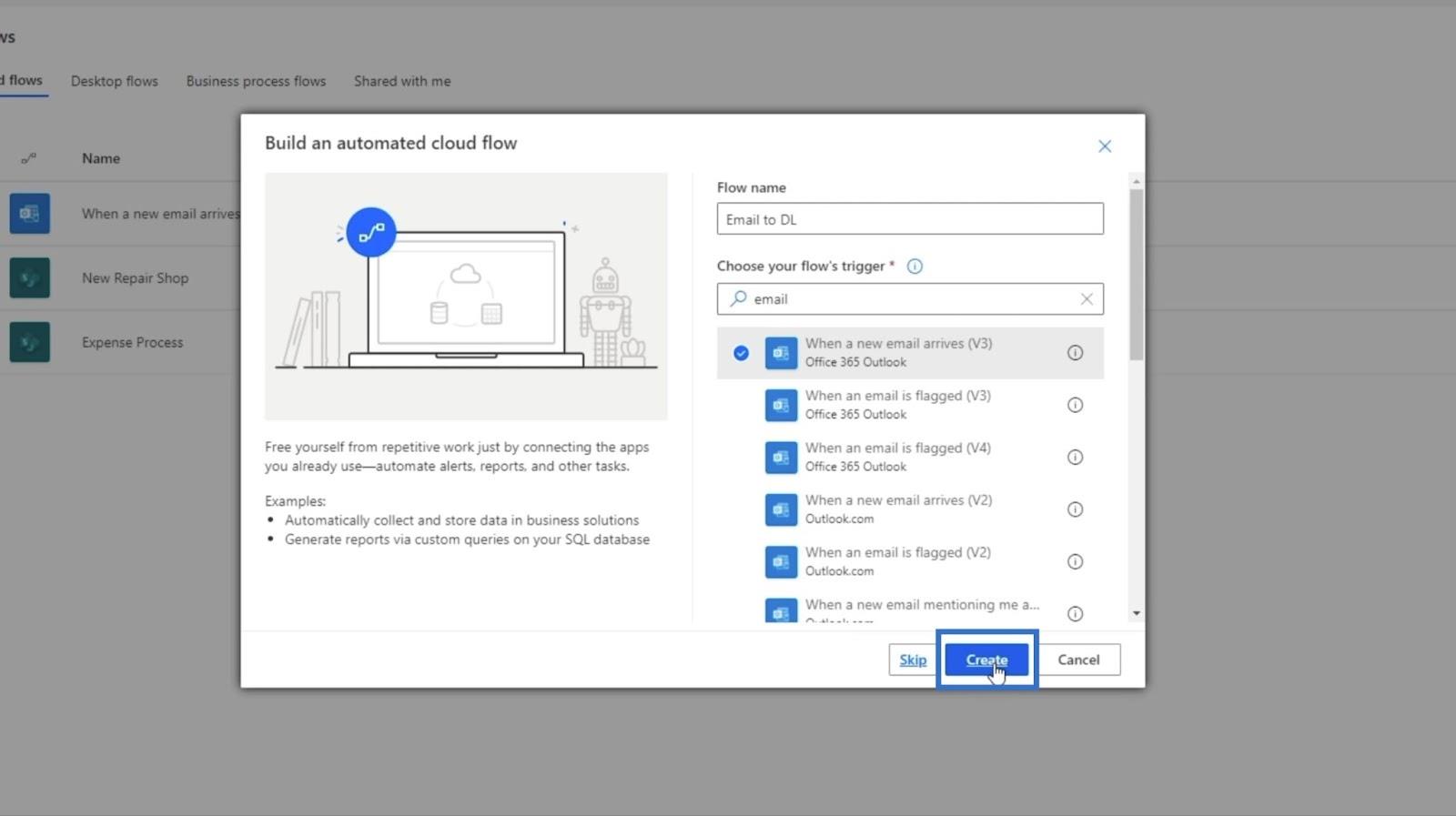 MS Flow: Feltöltés SharePointban e-mailben