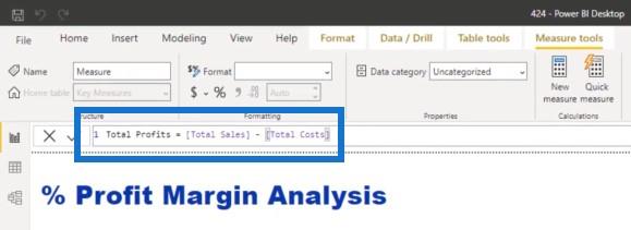 Beregn prosentvis margin i LuckyTemplates ved hjelp av DAX