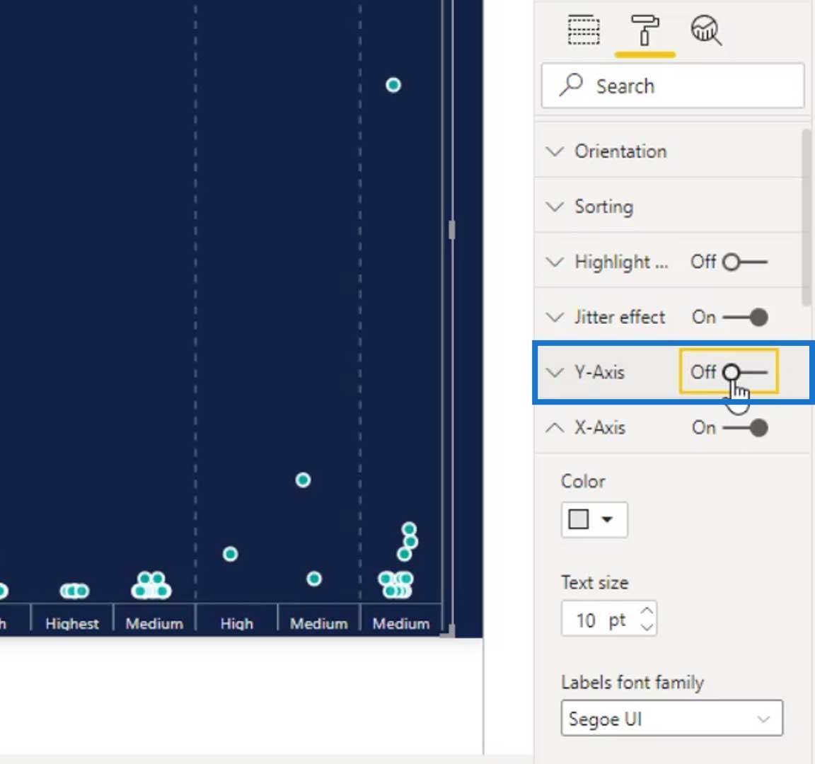 Punktplott-grafer i LuckyTemplates: Custom Visualization