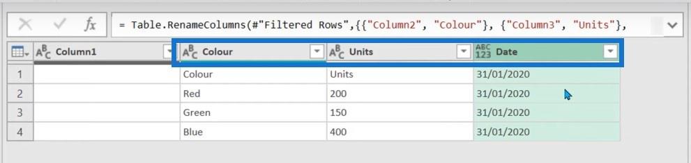 Power Query: Kombiner filer fra flere mapper