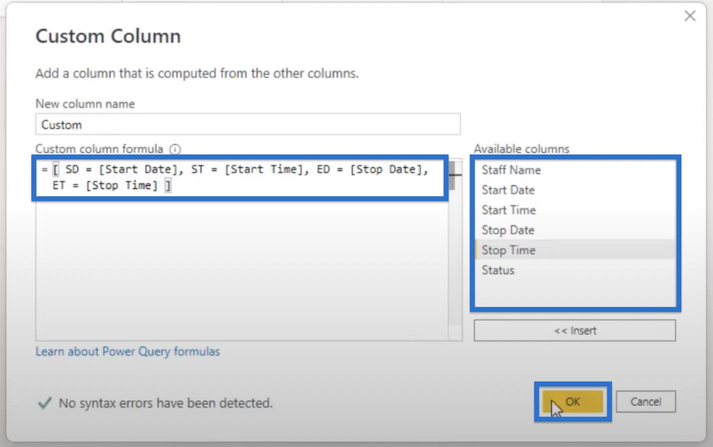 Рішення LuckyTemplates Between Dates Working Time