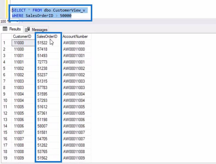 SQL Temp-tabeller och vyer för LuckyTemplates-användare