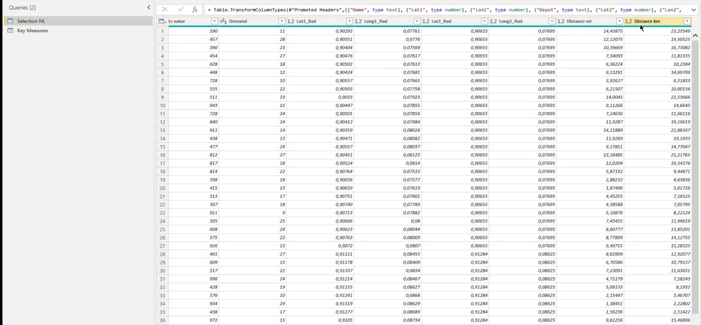 Avstand og peiling: LuckyTemplates geospatial analyse