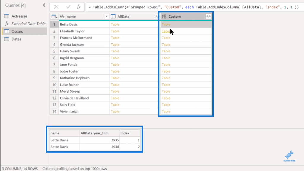 M-kode i Power Query Egendefinerte kolonner |  Lucky Templates