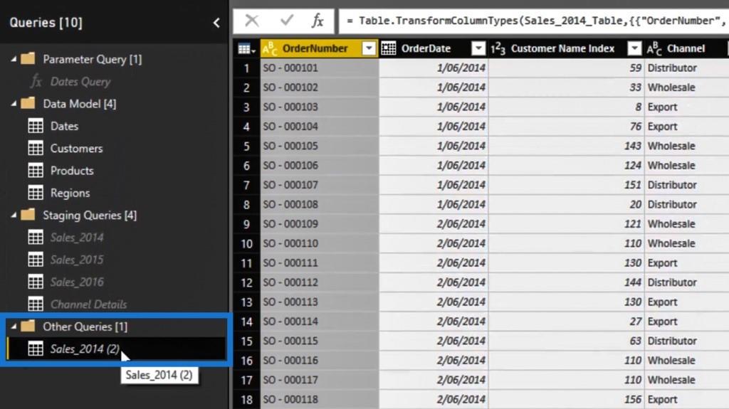 Referera till och duplicera frågor i LuckyTemplates