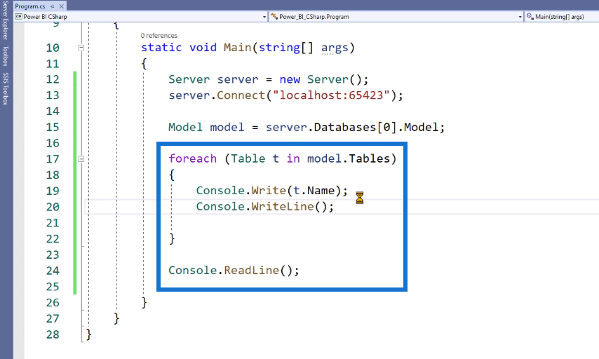 LuckyTemplates-portnummer: Koble LuckyTemplates til SSAS, Excel og C#