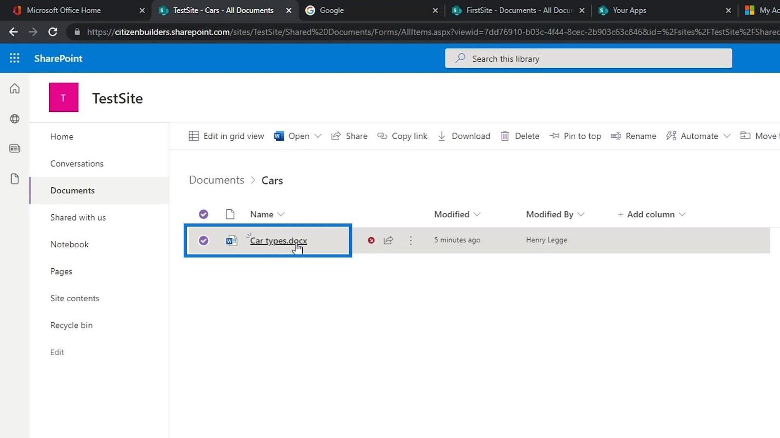 Checka ut och checka in SharePoint-filer