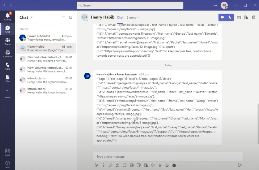 Lag en HTTP-forespørsel i Power Automate