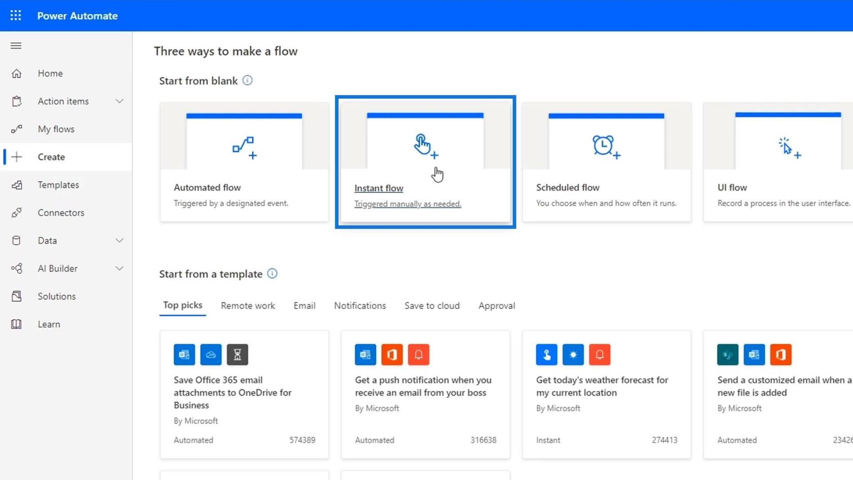 Microsoft Flow HTTP-utløser |  En Power Automate-opplæring