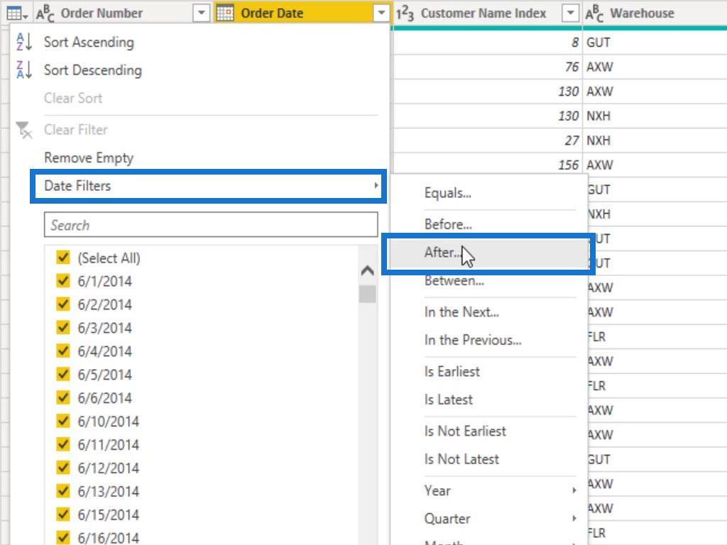 LuckyTemplates-filtreringsteknikker for tabeller