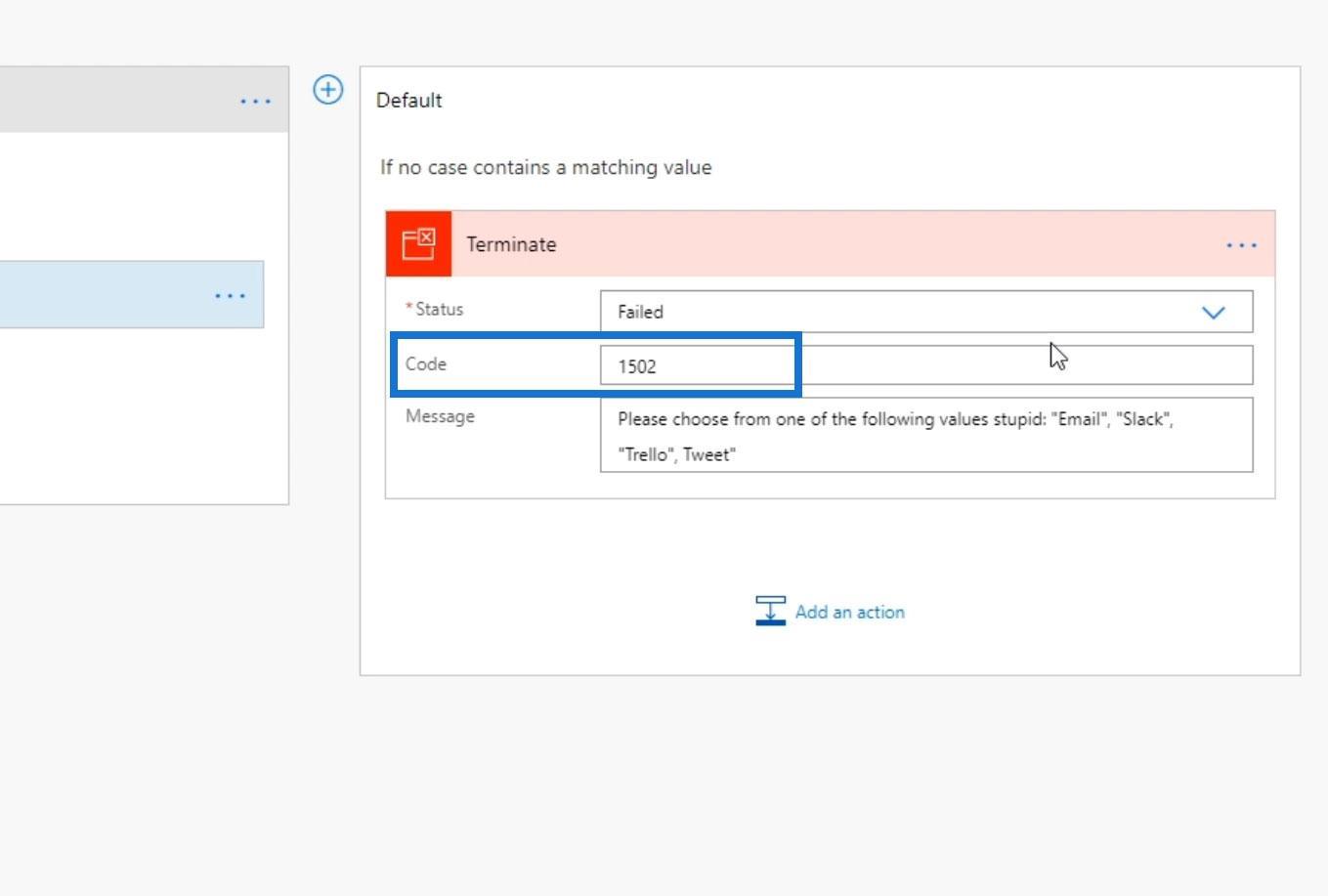 Power Automate Afslut handlingskontrol i flows