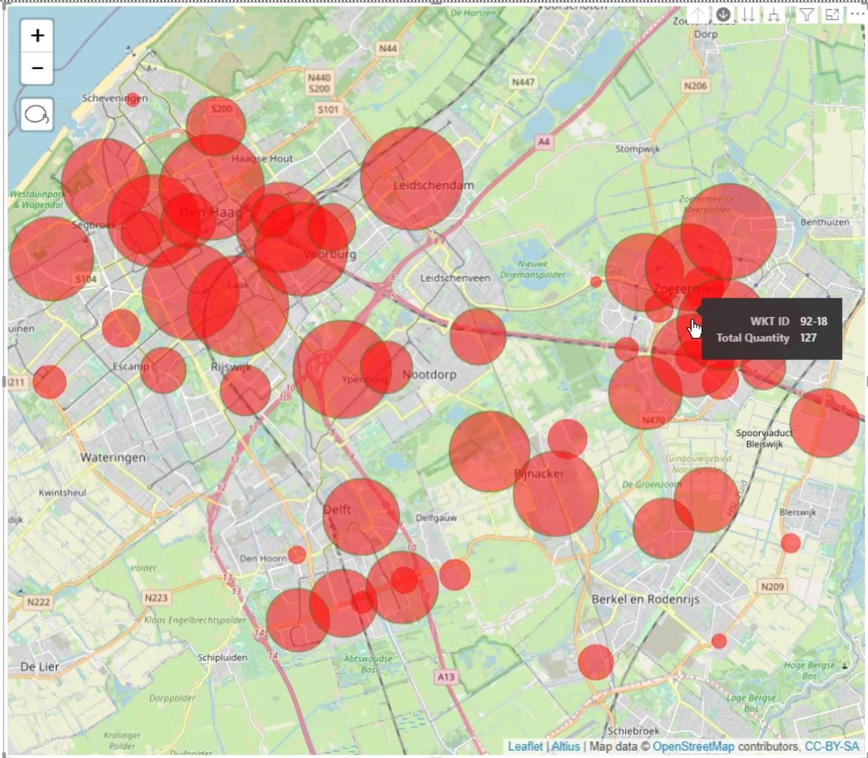 Vizuálna mapa ikon LuckyTemplates: WKT Strings