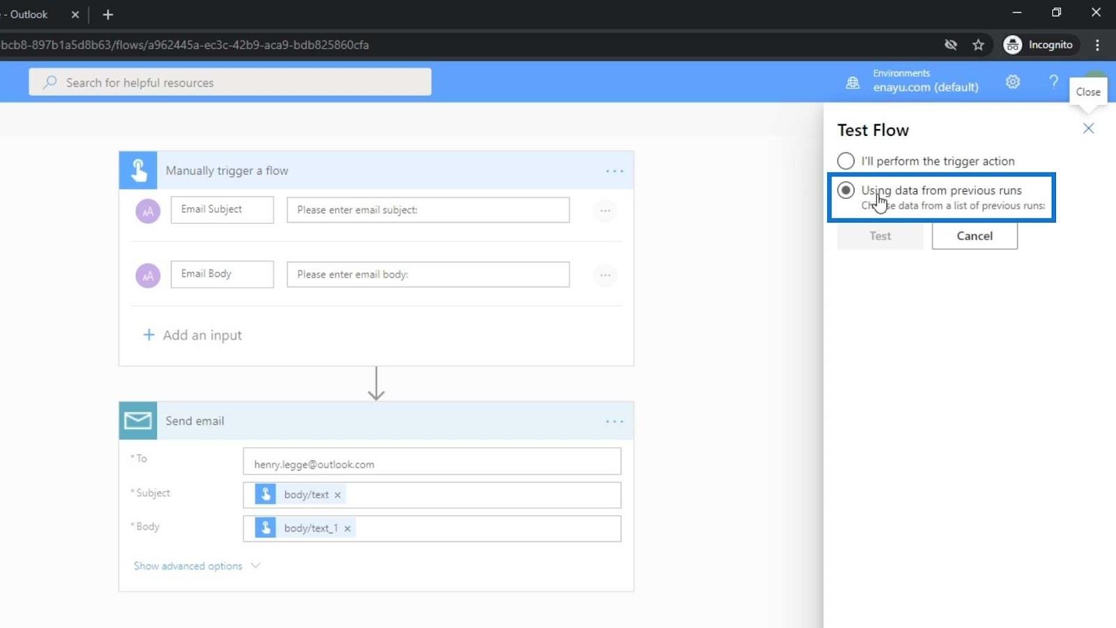 Microsoft Flows: Redigering og sporing i Power Automate