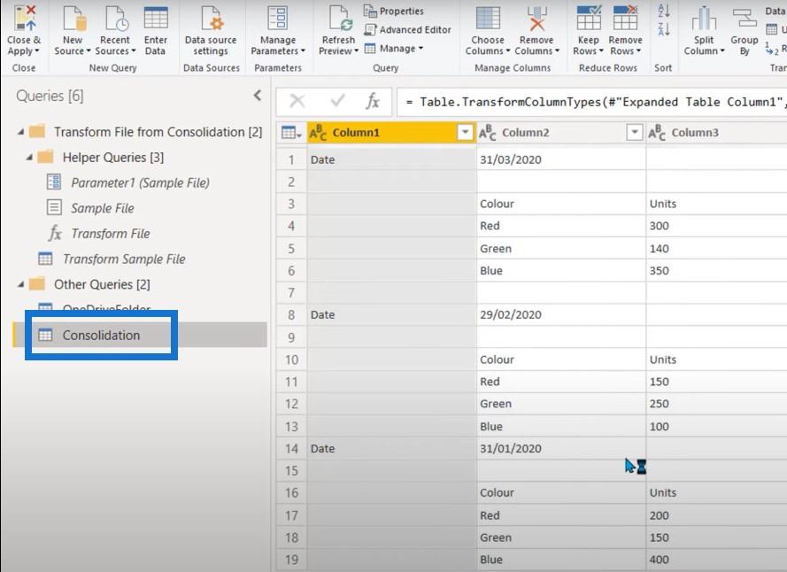 Power Query: Fájlok kombinálása több mappából