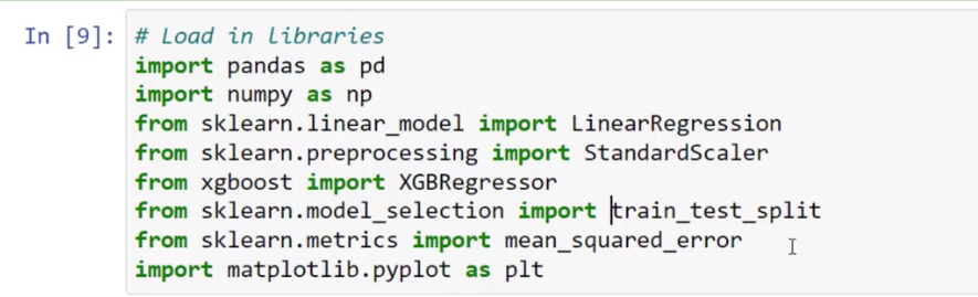 Lineaarinen regressio Pythonissa