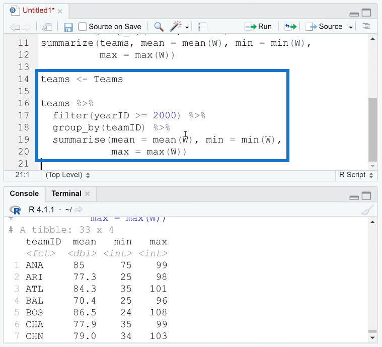 Pipe In R: Tilslutningsfunktioner med Dplyr