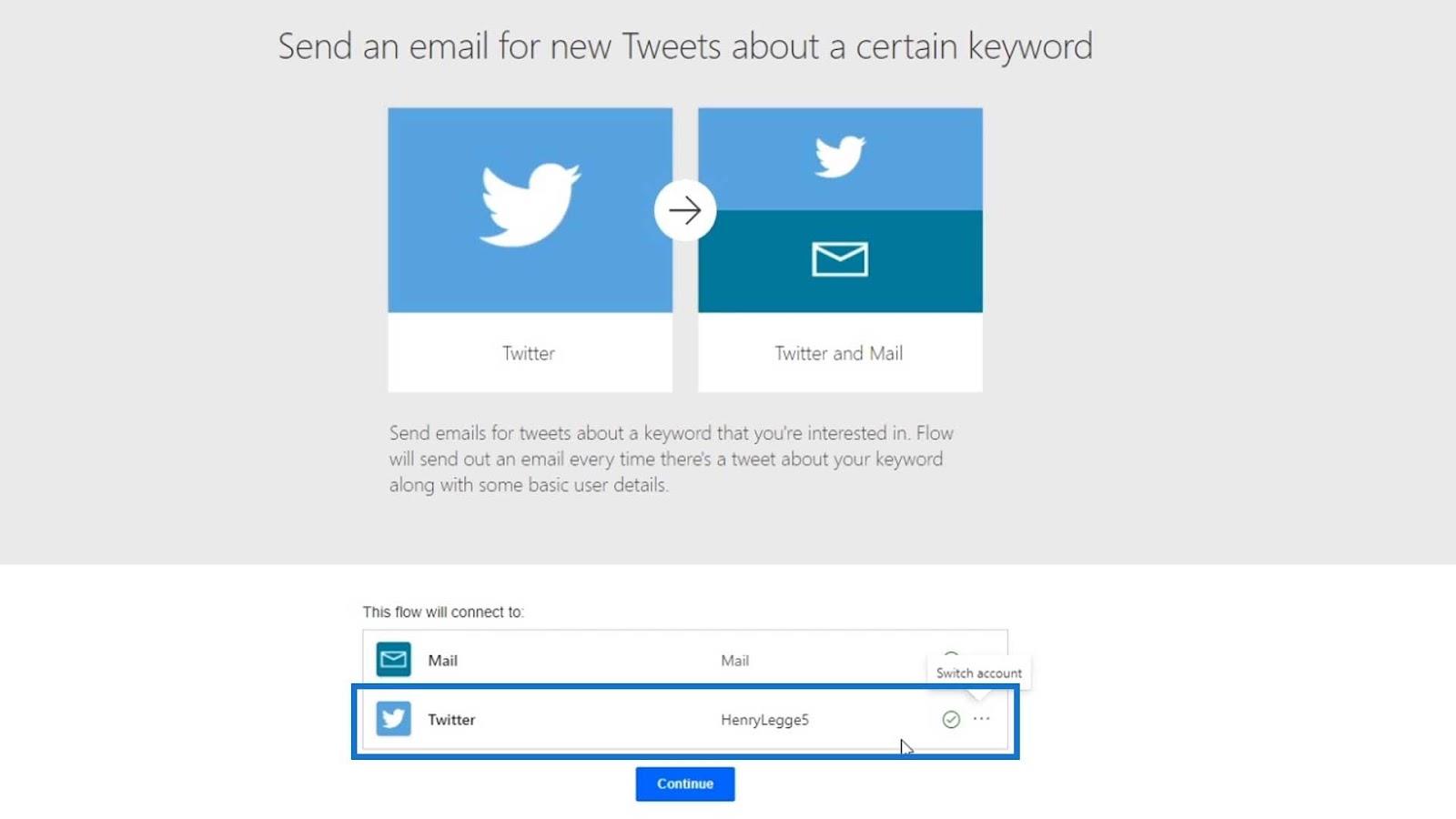 Automatiseret flow i Microsoft Power Automate